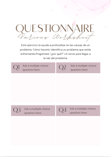 Plantilla de metas